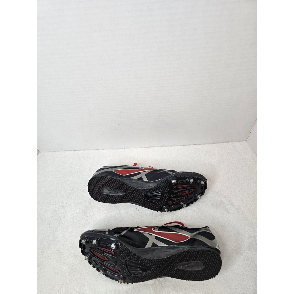 🖤Brooks PR Mens Track Spikes Running Race Shoes Black Red Low Size 10.5 - Picture 10 of 10